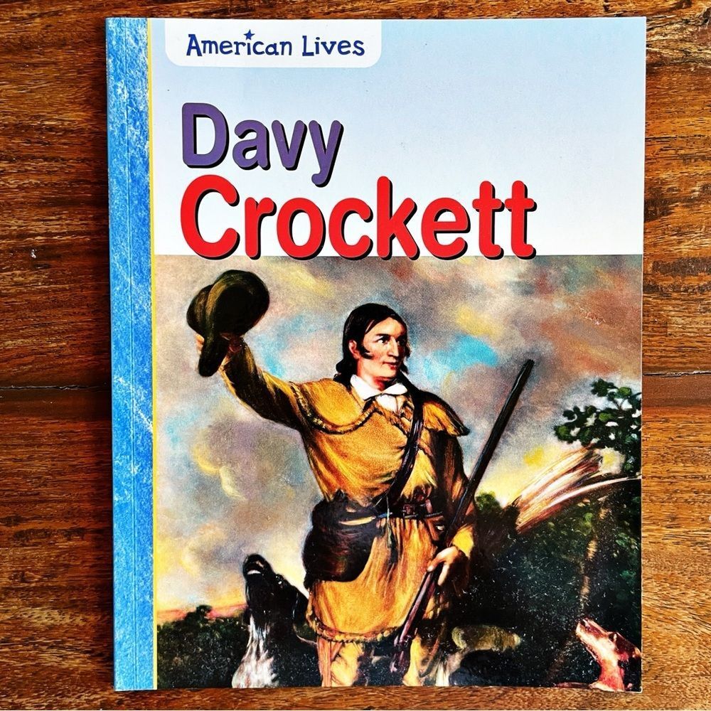 Scholastic American Lives Series - Davy Crockett Book Early Reader Large Print
